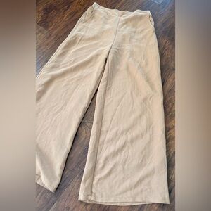 Sadie & Sage Wide Leg Cream Pants